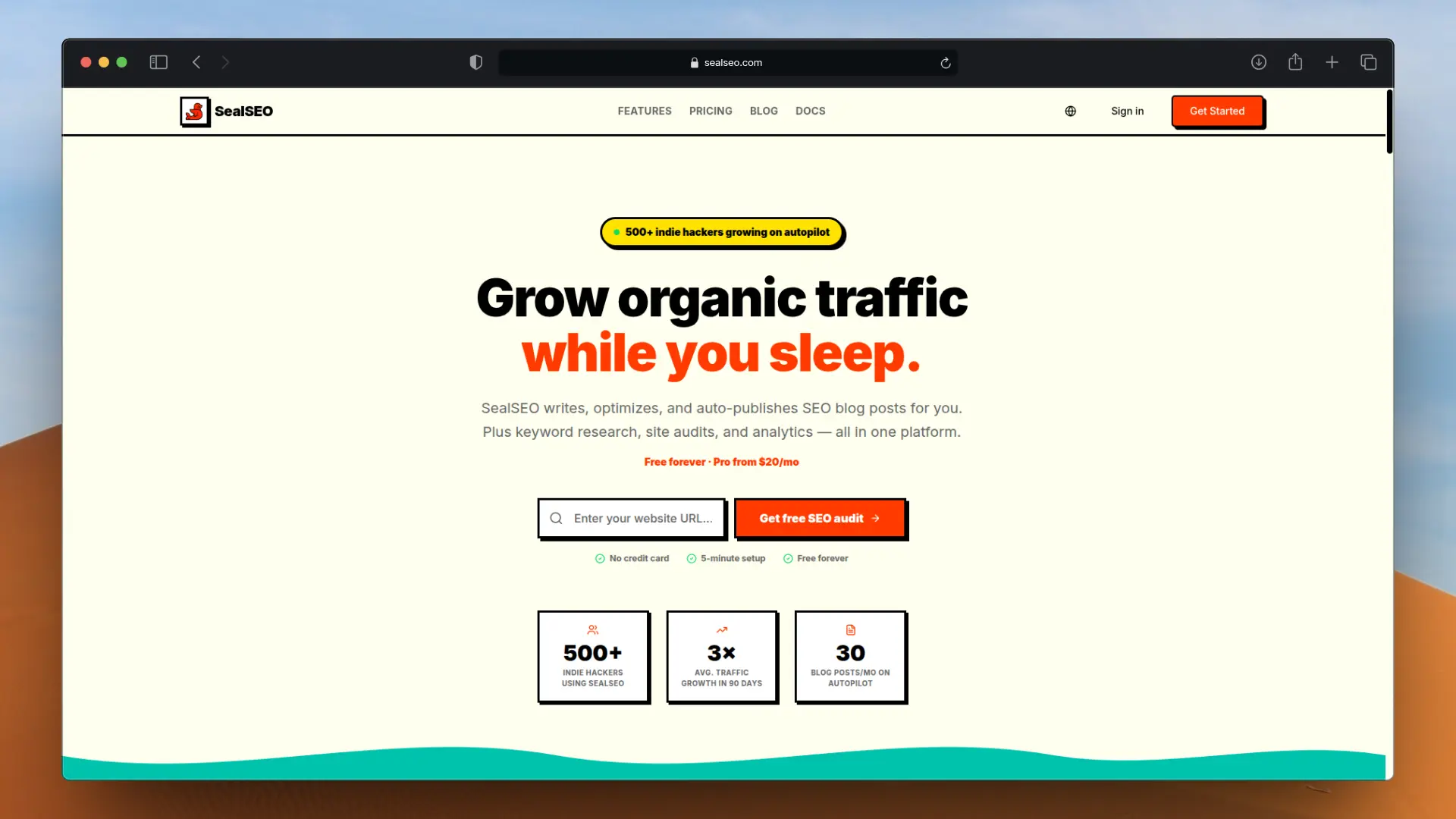SealSEO screenshot