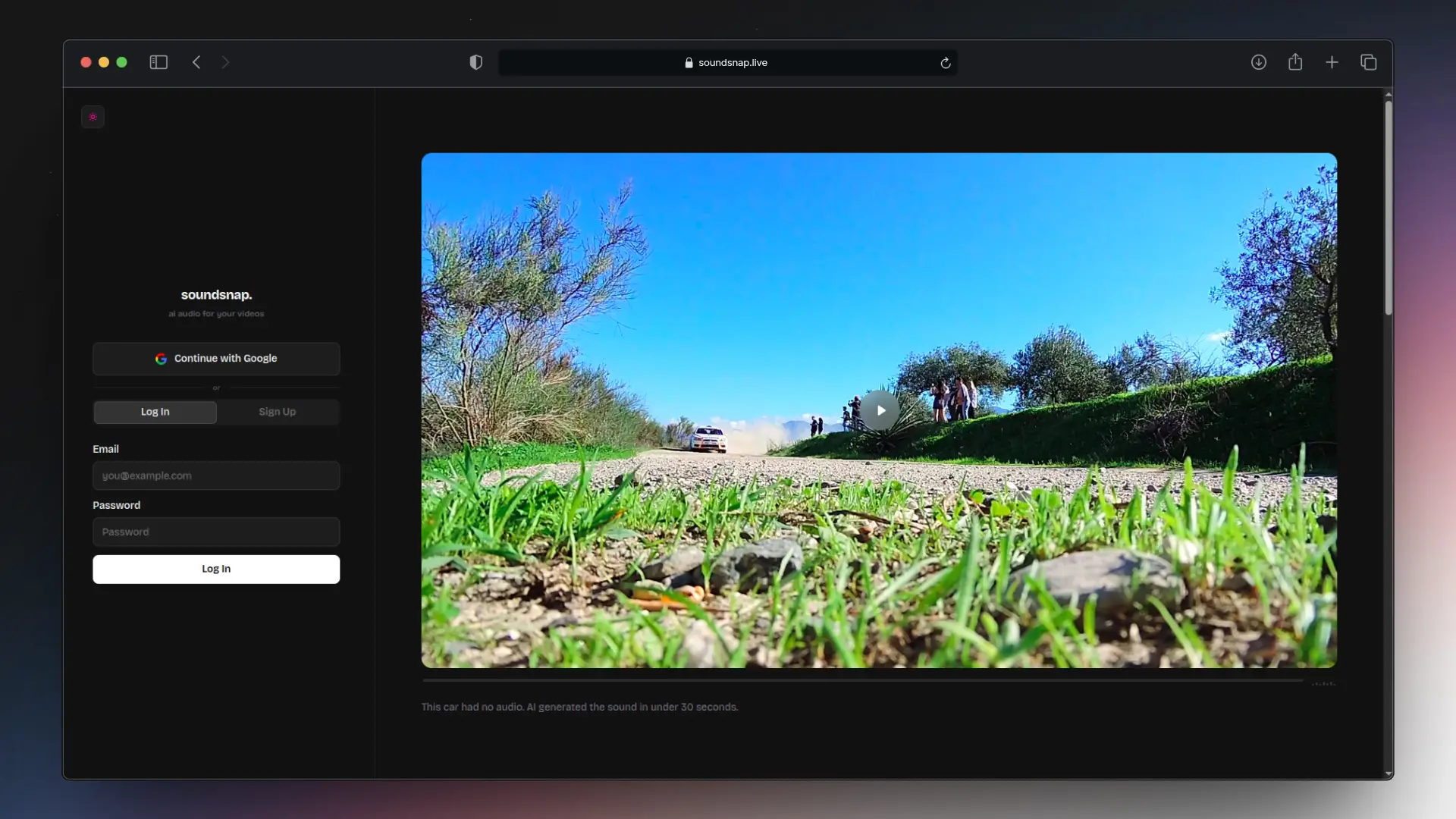 SoundSnap screenshot